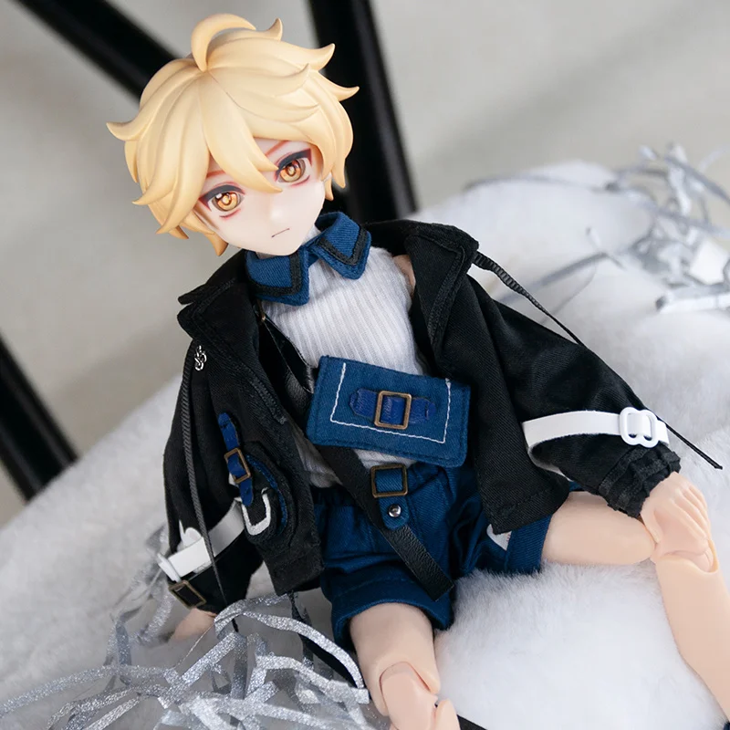 

Новая мужская одежда ручной работы obj, маленькая восьмиточечная детская одежда, украшение для мобильной куклы, академический стиль, красивый крутой комплект одежды для кукол мальчика