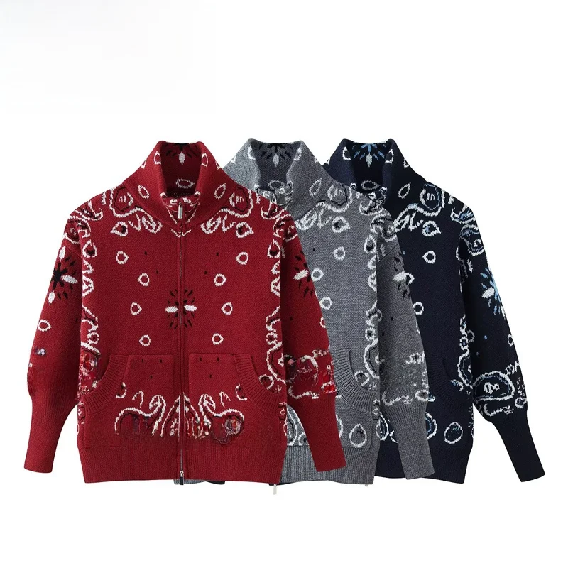 

Модный длинный кардиган-свитер с открытым передом для женщин, осенне-зимняя универсальная верхняя одежда из полиэстера с молнией