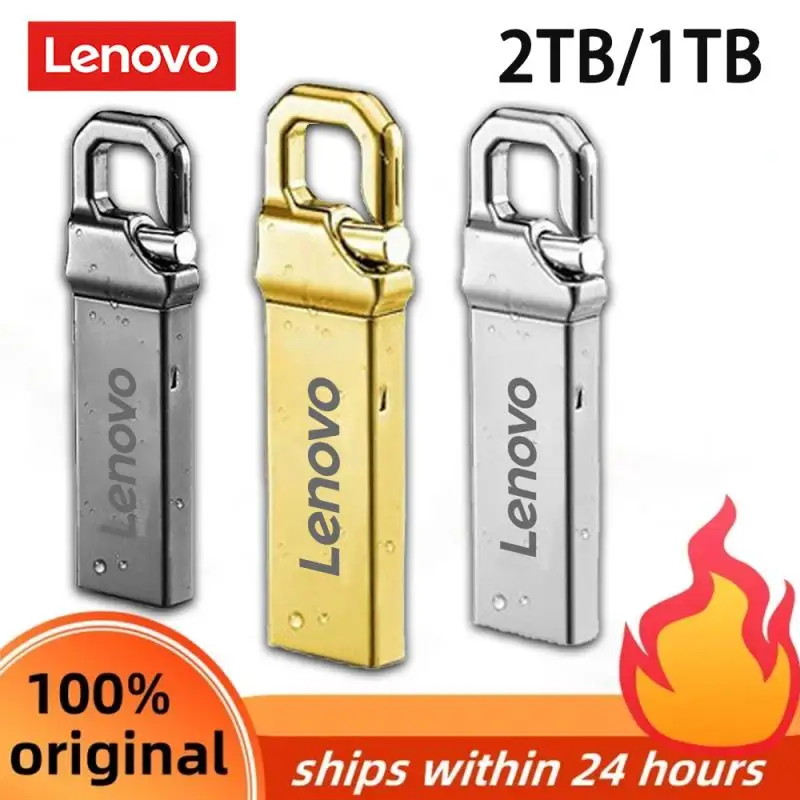 Lenovo USB 3.0 Flash Drive Pen Drive ad alta velocità 2tb 1tb Usb 3.0 Memory Stick 512gb Flash Pendrive Metal Memoria Usb Disk