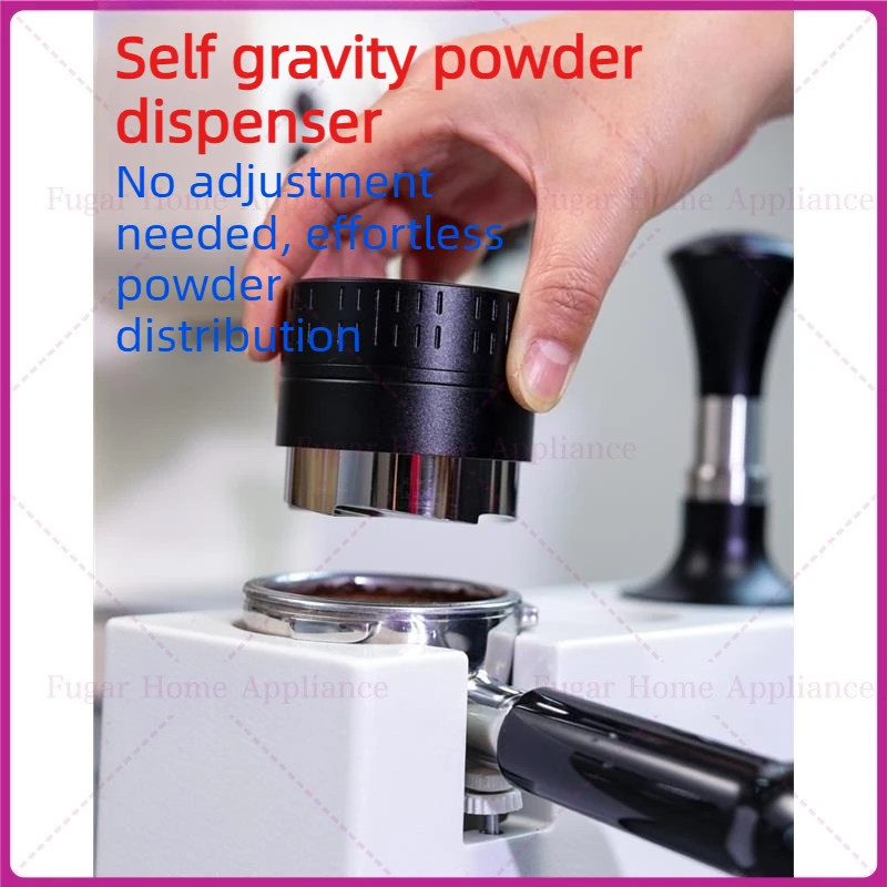 Self-gravity powder dispenser, coffee, stainless steel constant force powder press 51/54/58 mm Adjustable coffee utensils