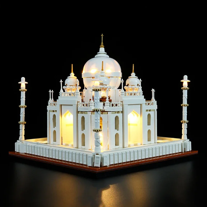 No Bricks LED Light Kit for Taj Mahal Architecture 21056