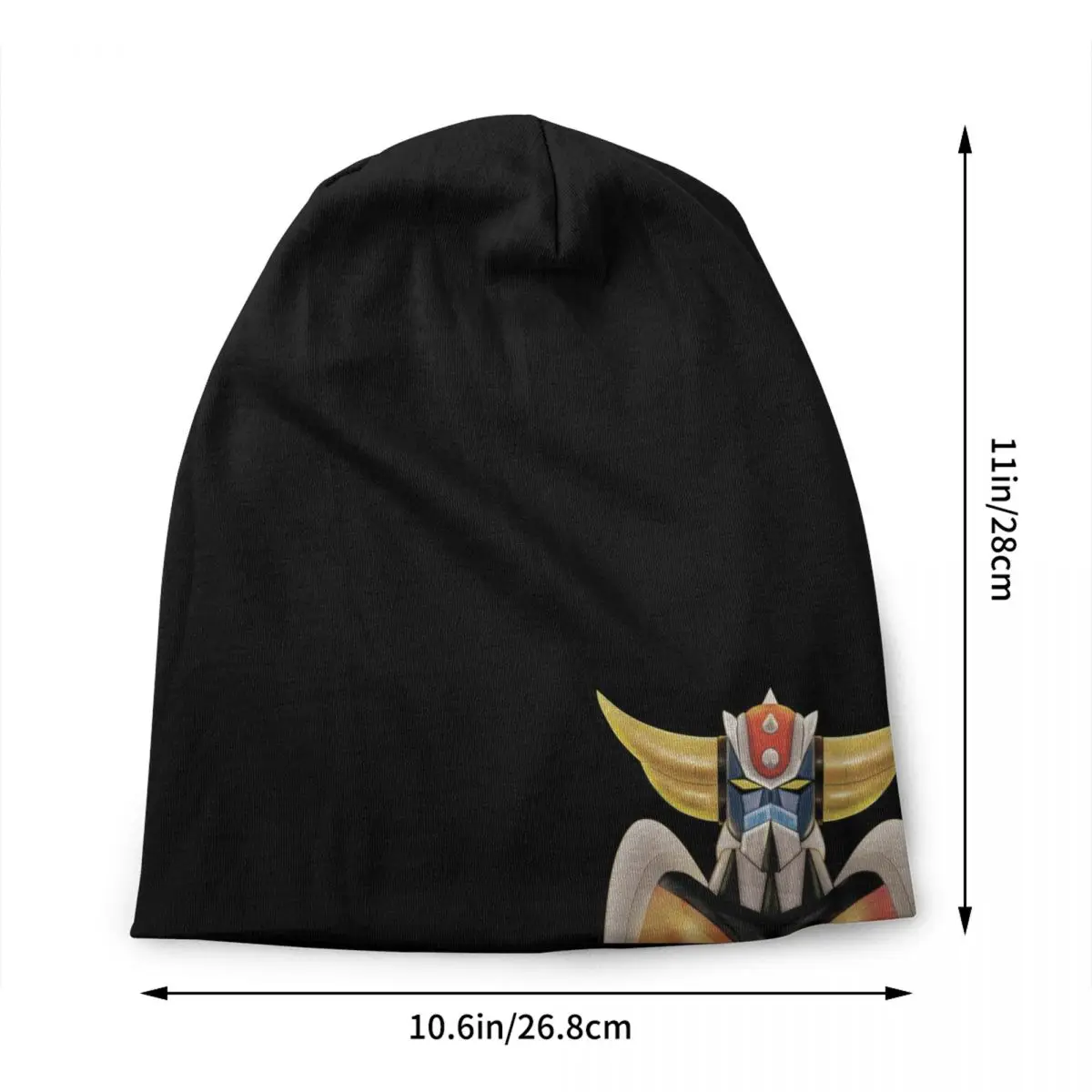 Custom UFO Robot Grendizer Goldorak Bonnet Hat Knitted Hat Men Women Fashion Unisex Adult Mazinger Z Winter Warm Beanies Cap