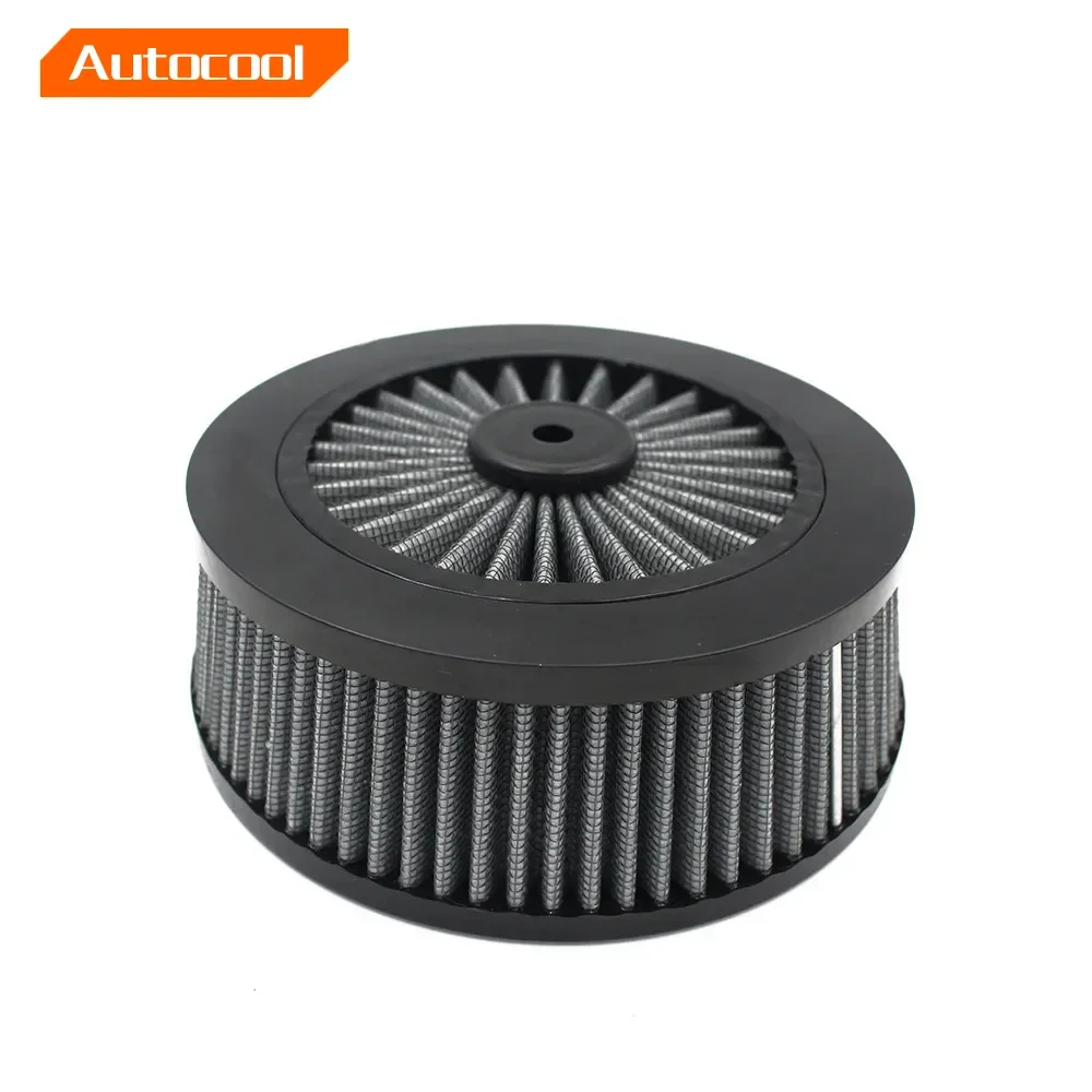 

Сменный элемент воздушного фильтра мотоцикла, очиститель впускного фильтра, черный, красный для Harley Touring Road King Dyna Softail Sportster XL