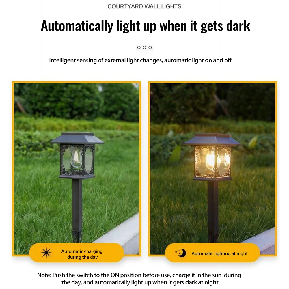 Nowe zasilane energią słoneczną lampy gruntowe 2-pak LED Solar Path Lights Plug In Ground Solar Landscape Light Wodoodporna lampa ścieżkowa