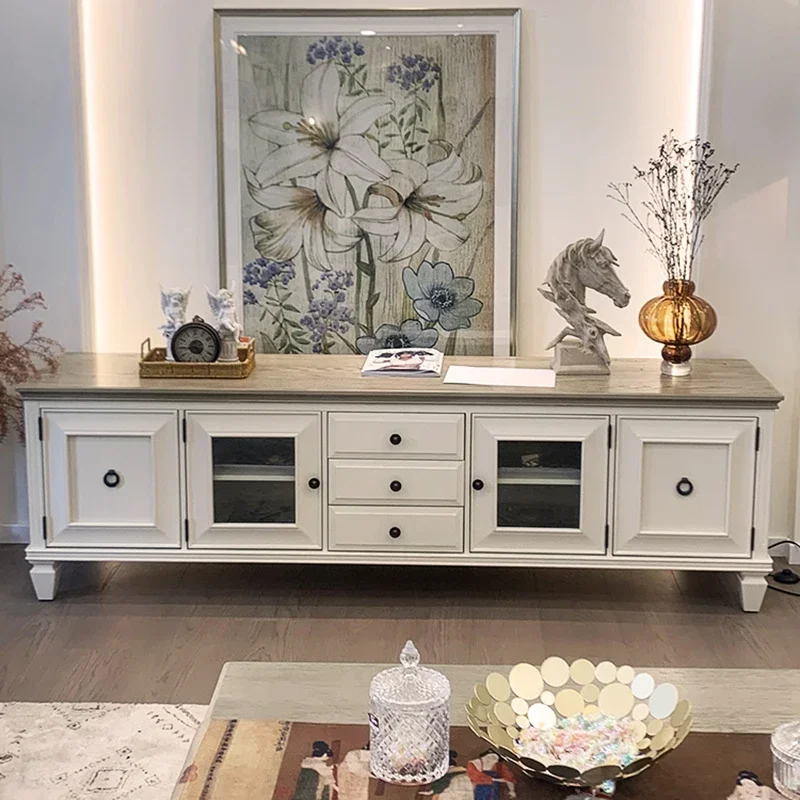 خزانة حامل تلفاز فاخرة أثاث اسكندنافي لغرفة المعيشة الصناعية قاعدة صالون طاولة مريحة وحدة تلفزيون Mueble Para الحديثة