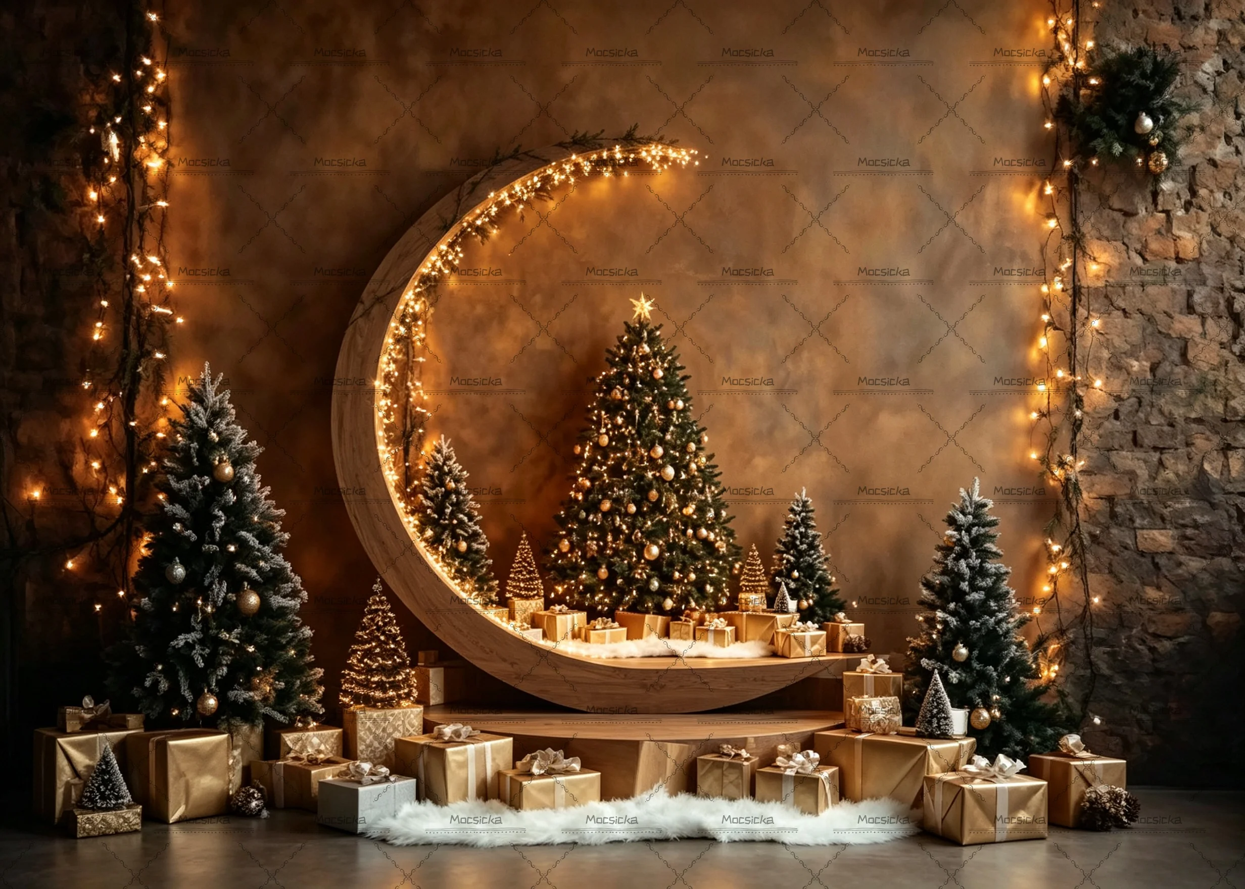 Christmas Photography Backdrop - đánh giá và giá Photography Lighting Box