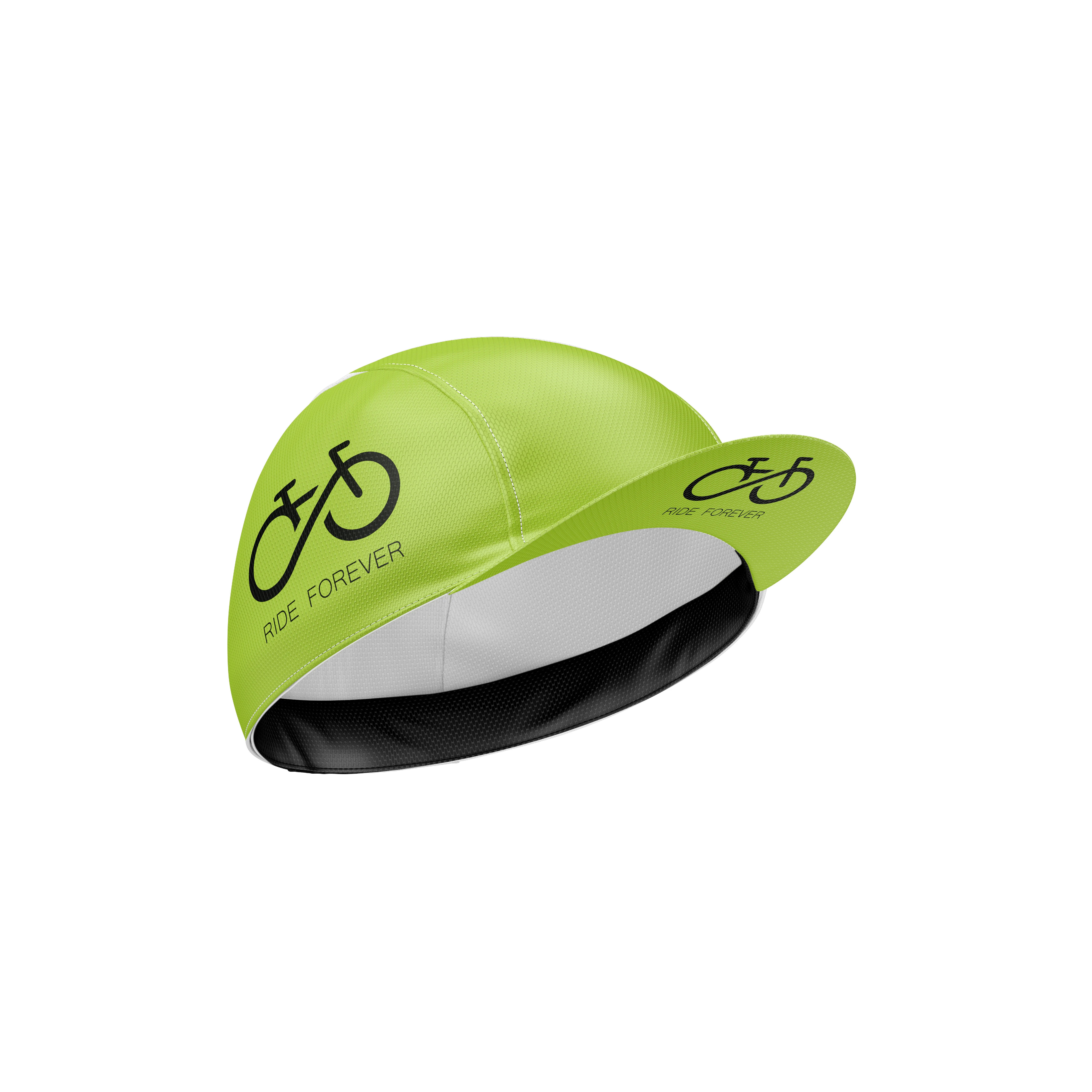 New Ride Forever Cycling Cap Bicycle Hat With Visor UV Protection SunBlock Headwear For Men Women Summer Bike Wear Road Caps