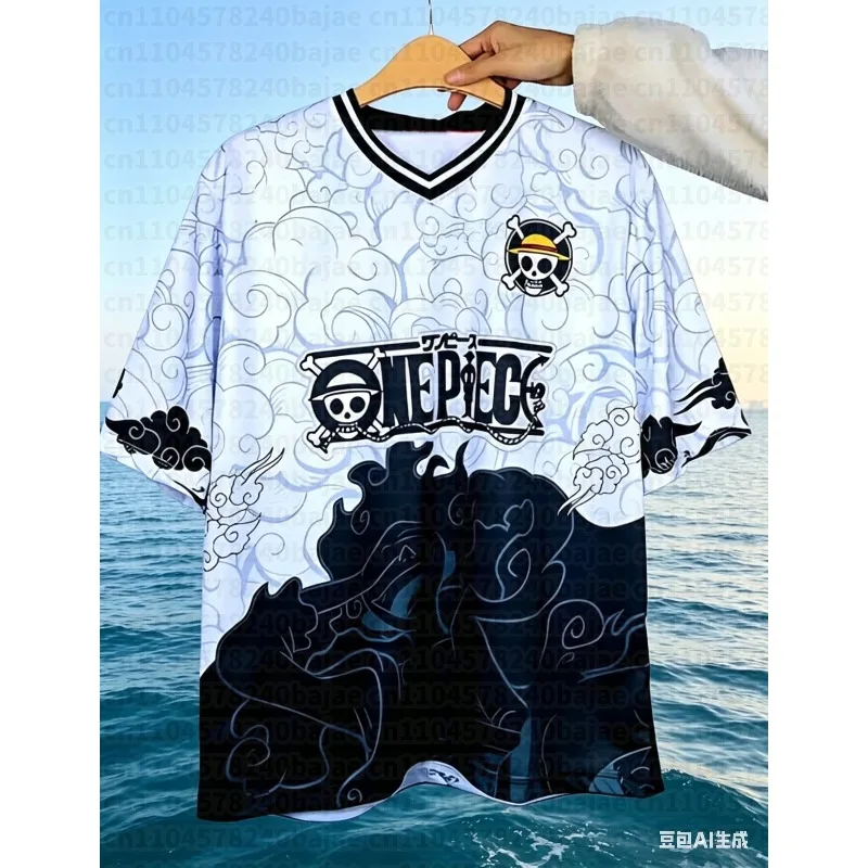 2026 One Piece Luffy Special Edition Breathable Quick-Drying Casual Sports Short-Sleeve T-Shirt for Adults and Children