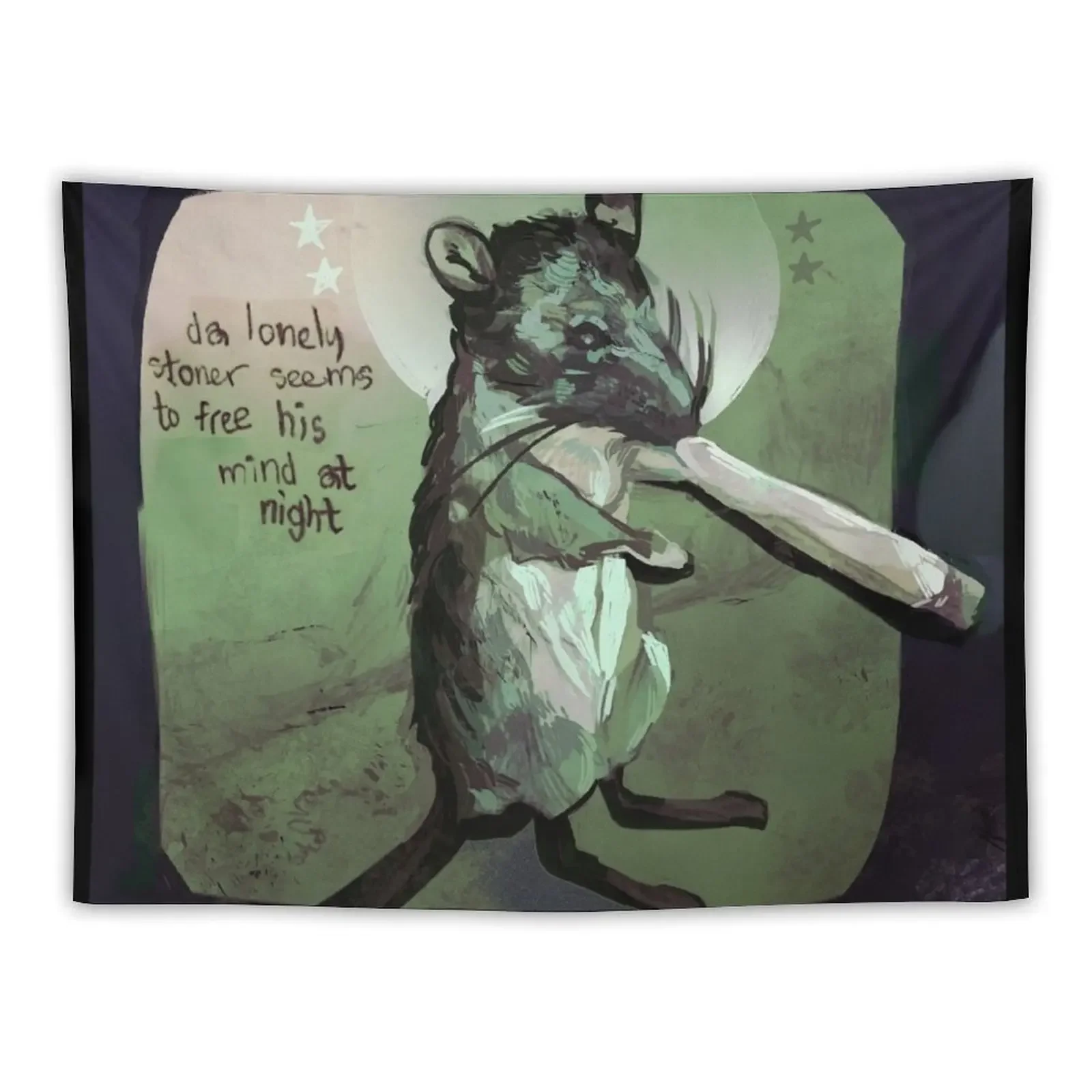 

Stoner Rat Tapestry Carpet On The Wall Hanging Wall Tapestry