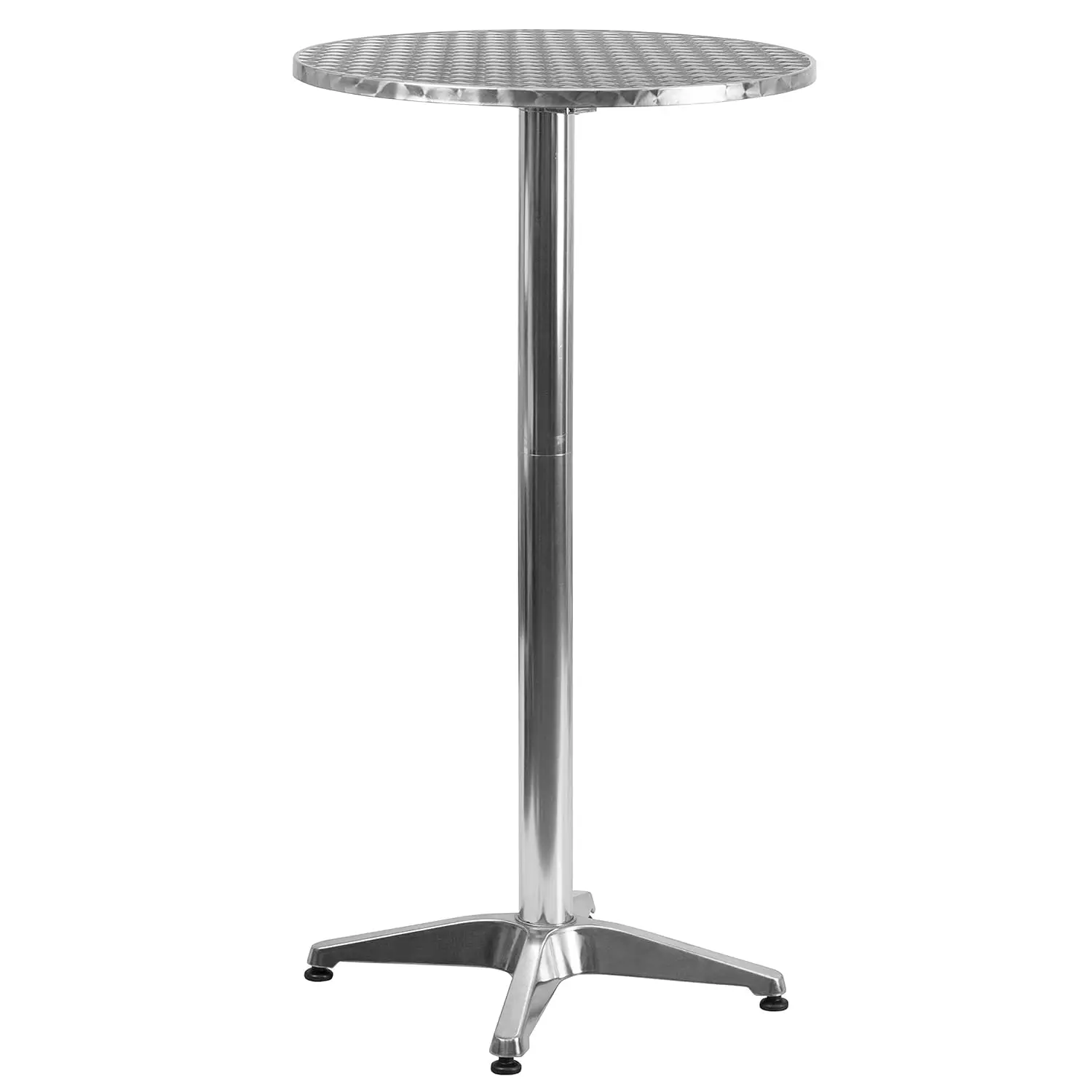 #23 Round Aluminum Indoor-Outdoor Bar Height Flip-Up Table, Customized