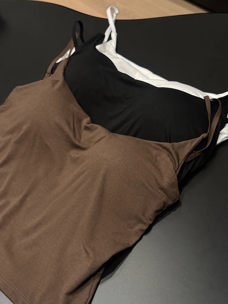 Plus Size Damenmode Pure Desire Sle Square Collar Strapl Bal Bra Built-In Outdoor Wearable Base Layer Strap