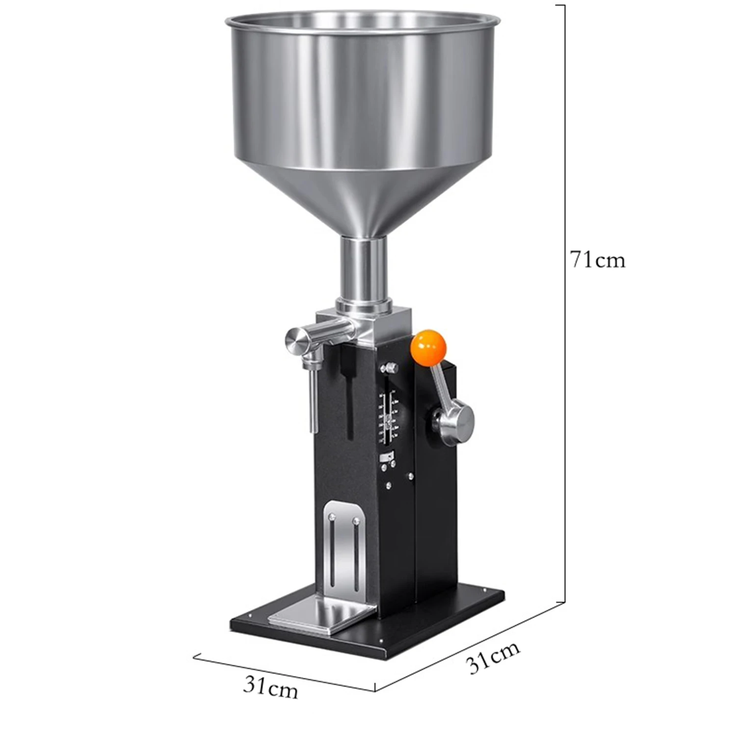 5-60ML Paste Filling Machine Dual-Use Cream Liquid Hand Dispenser for Cosmetics Honey Lotion Small Quantitative Filling Machine