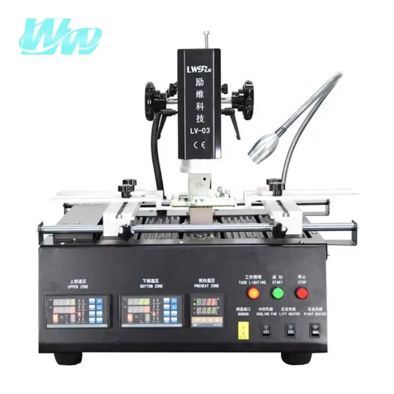 LV-03 4300W Smart Station 3 Temperature Zones BGA Repair Hot Bar Soldering Machine For Rework Station New Condition