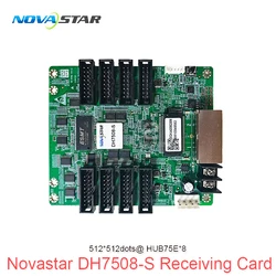 DIY Novastar LED Display Full color Receiving Card DH7508 Display Control System Card 256x256 Pixels 8*HUB75E Interface