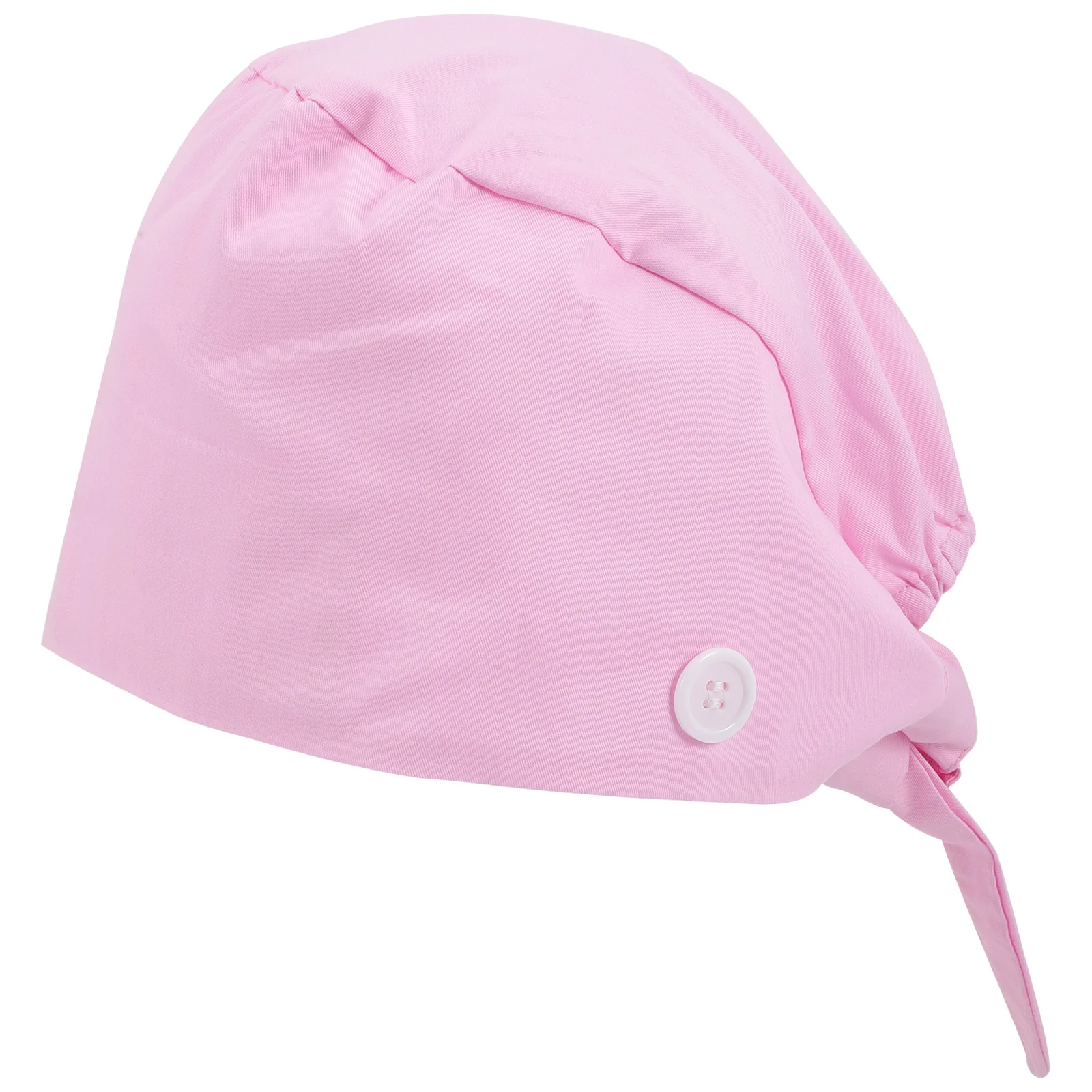 Boné esfoliante de algodão ajustável, chapéu de trabalho para homens e mulheres, gravata traseira, capa de cabelo, chapéu de chef, lavável, unissex, boné de trabalho