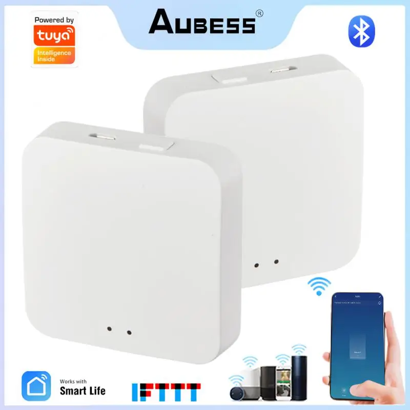 Tuya Smart Gateway Hub Multi-model Smart Home Automation Bridge WiFi Bluetooth Mesh APP Wireless Remote Control Alexa Google