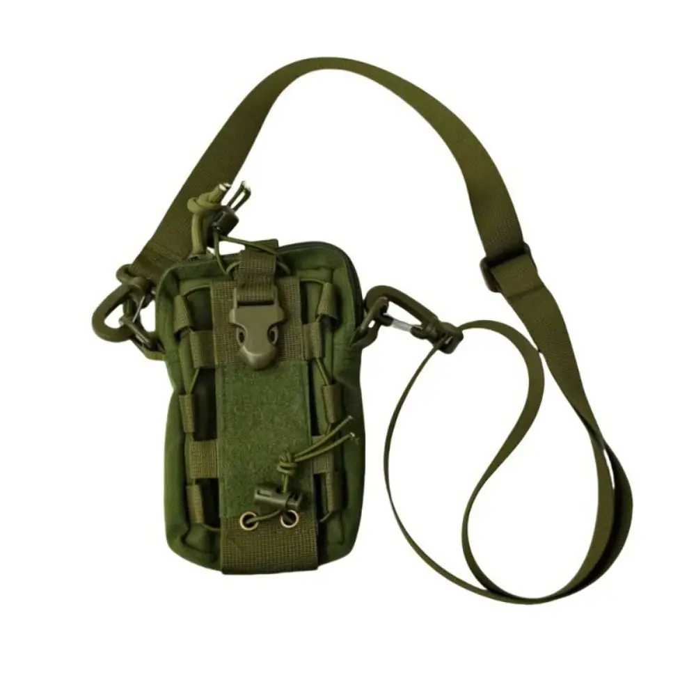 Reißverschluss-Wandertaschen aus Oxford-Gewebe, große Kapazität, Wasserflaschenhalter mit Riemen, multifunktionale Sport-Handytasche für den Alltag. – Detail 6