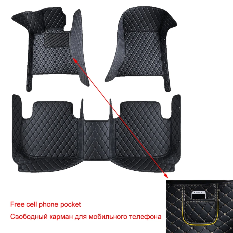 Customized Car Floor Mats for BMW X2 F39 2018-2023 Year Interior Details Accessories Carpet Artificial Leather