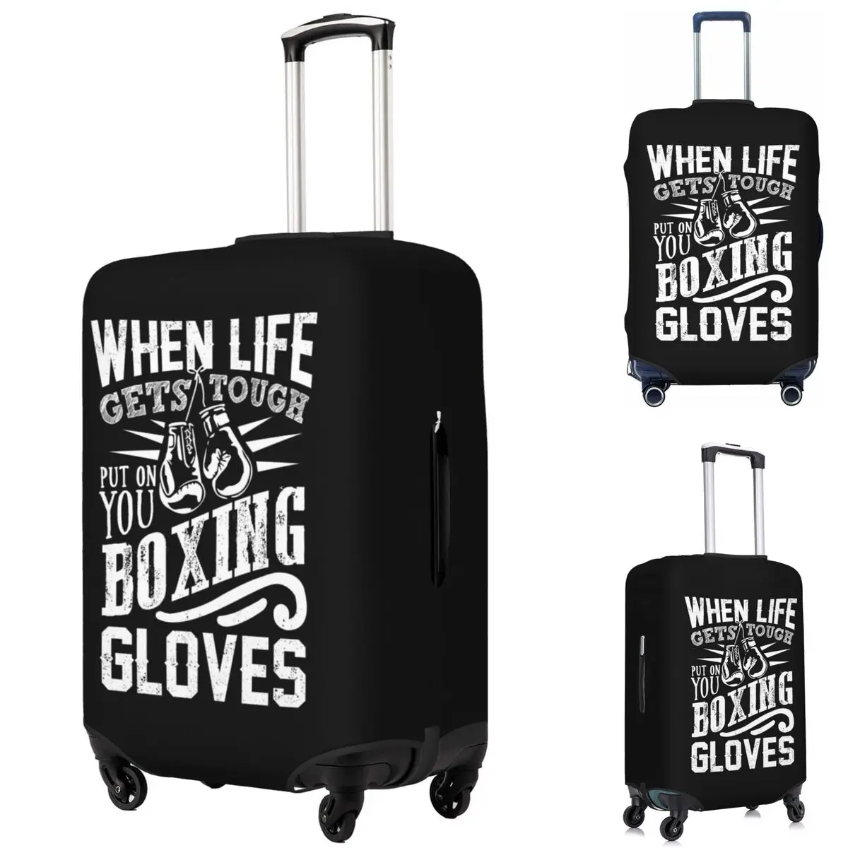 

Boxing Gloves Suitcase Cover Protection Elastic Travel Luggage Protector Covers for 18-32 Inch