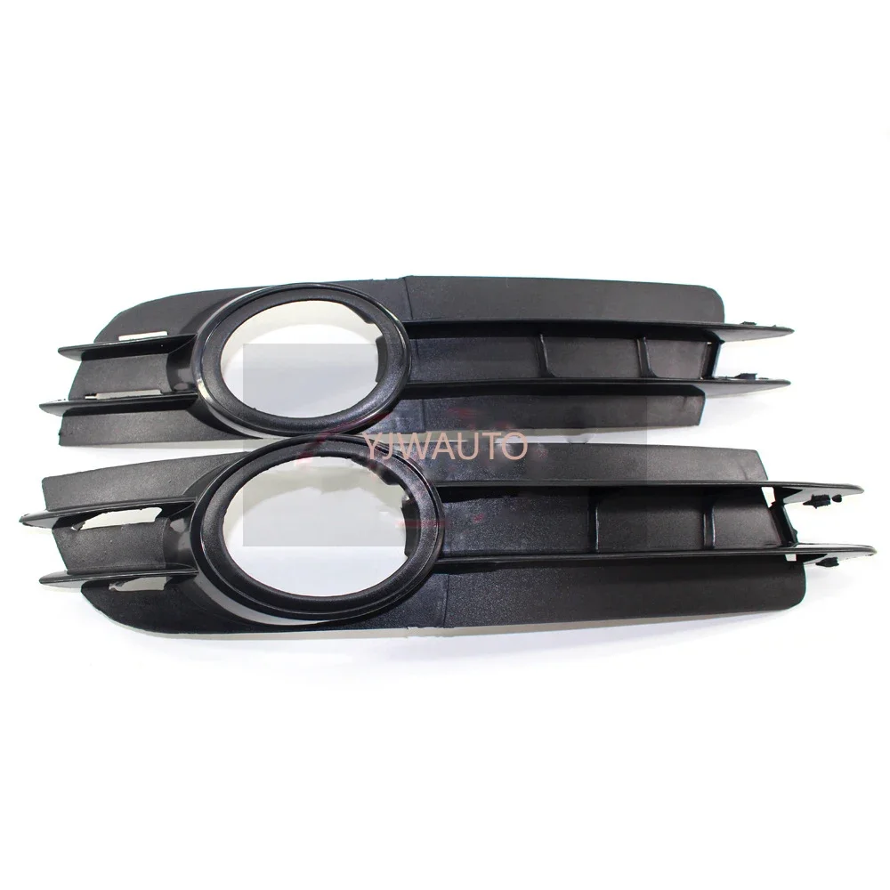 For Audi A6L C6 2005  2006 2007 2008 Foglights Cover Car Fog Lamp Vent Base Front Bumper Driving Fog Light Support