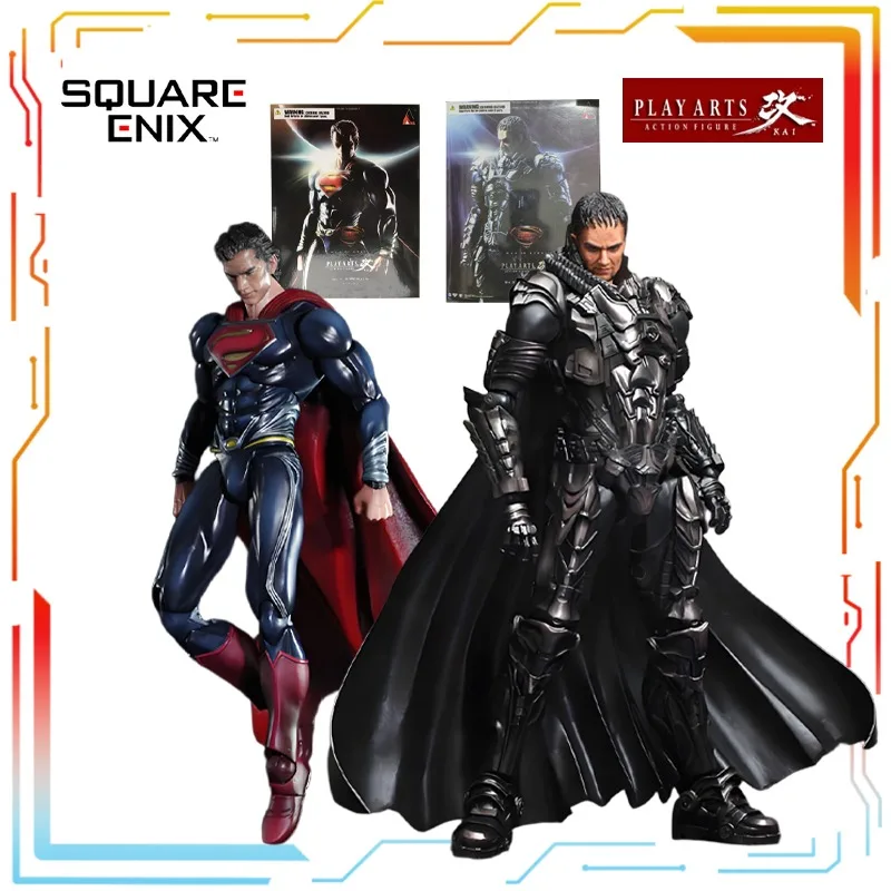 

SQUARE ENIX Original PLAY ARTS Модифицированная готовая подвижная кукла серии Человек из стали Аниме Фигурка Модель Игрушки Подарки для мальчиков