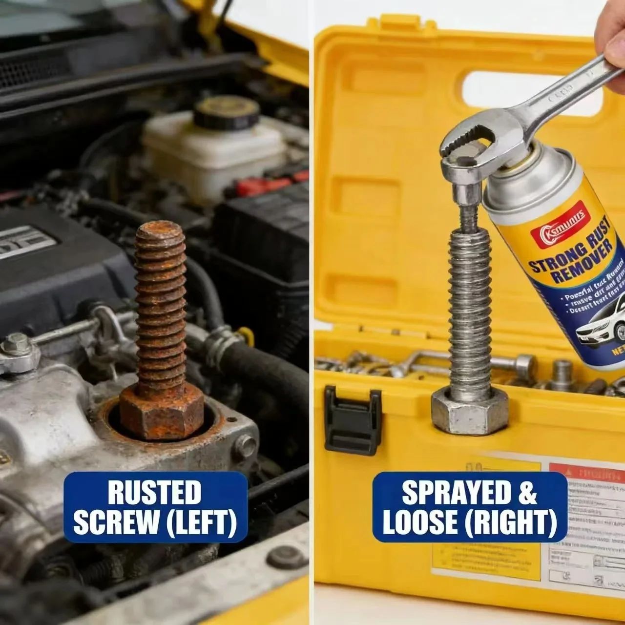 

Fasilawei 100ML Strong Rust Remover for BMW & Toyota - Car Metal Surface Rust Removal Cleaner Dirt Grime Remover Material-Safe