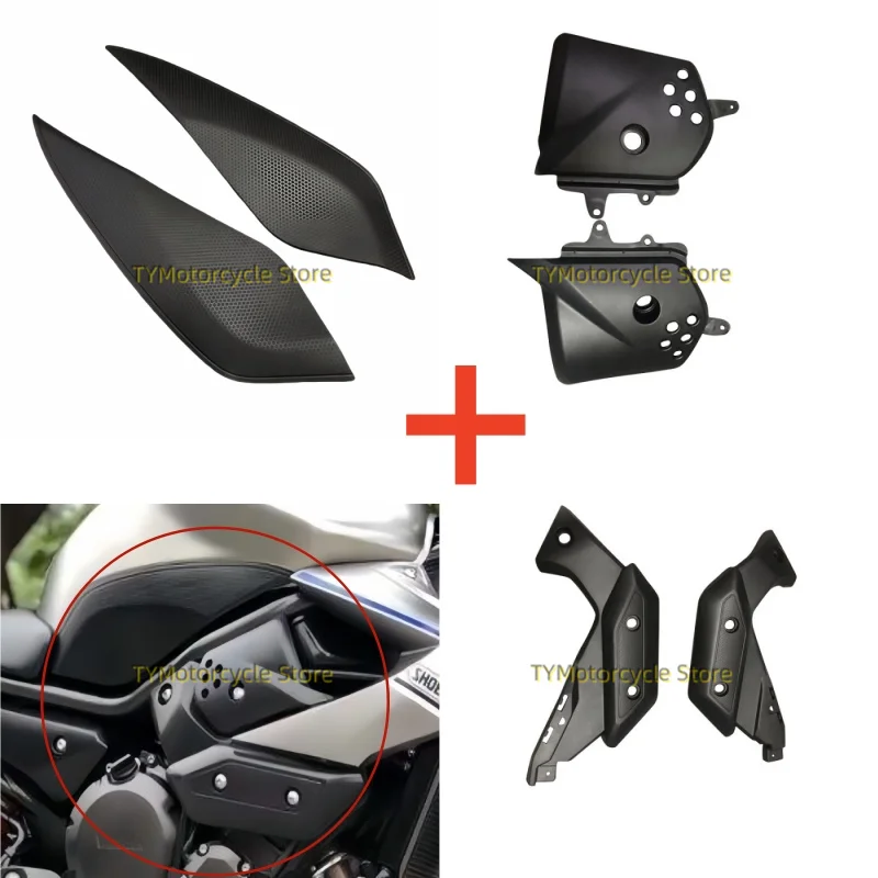 

Black Motorcycle Right Left Side Panel Fairing Kit Frame Fit for Yamaha XJ6 2009 2010 2011 2012 XJ 6