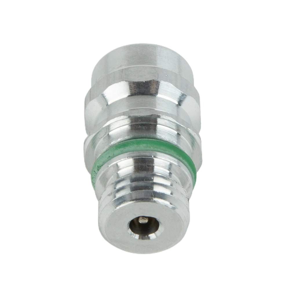High-Side R-134a Port Adapter A/C Service Valve With Replaceable Valve Cores for M12 X 1.5 Thread For Chrysler For Ford