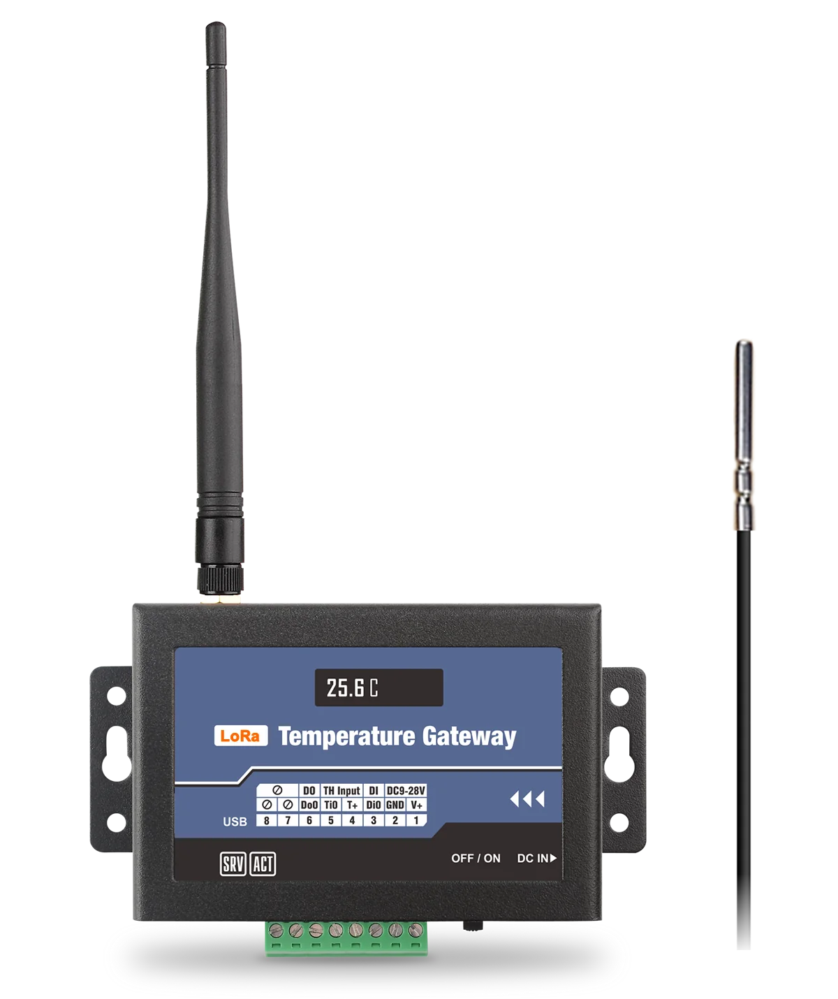 CWT-L1T-DS Sensor de Temperatura Inalámbrico Gsm 3g 4g Wifi 18b20 con Alarma y Transmisor