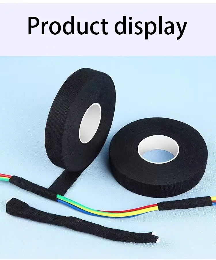 

1Pcs Electrical Tape Heat Resistant Harness Tape Adhesive Cloth Tape Waterproof Tape Insulating Automotive Fabric Cloth Tape