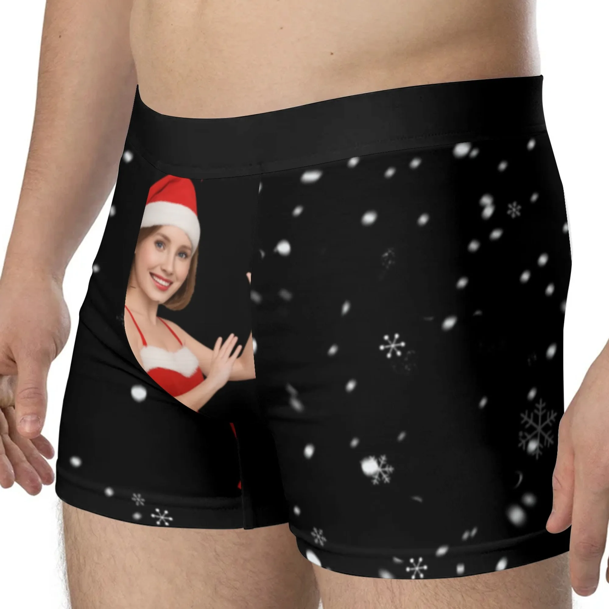 Personalized Face Photo Underwear Custom Boxer Briefs Custom Men Birthday Gift For Husband Anniversary Gift for Dad