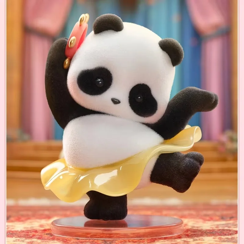 Scatola cieca Genuino Panda Roll Chubby Ballet Stage Play Series Scatola misteriosa Ragazza Cuore Panda Ornamento Kawaii Indovina Borsa regalo