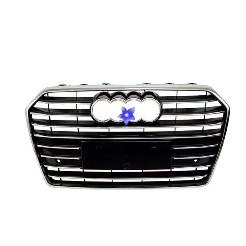 

For Audi A6L front car grille gloss black 2016 2017 2018