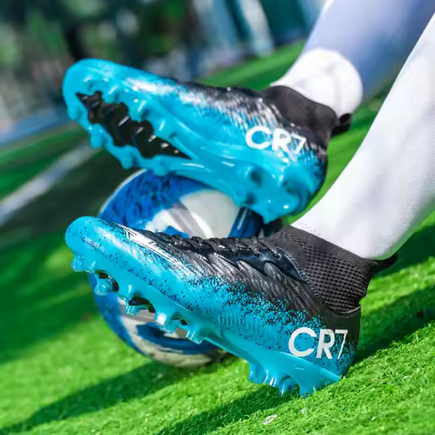 Original Men Football Field Boots Professional Society Cleats Children Soccer Shoes Grass Training Kids Non Slip Football Shoes