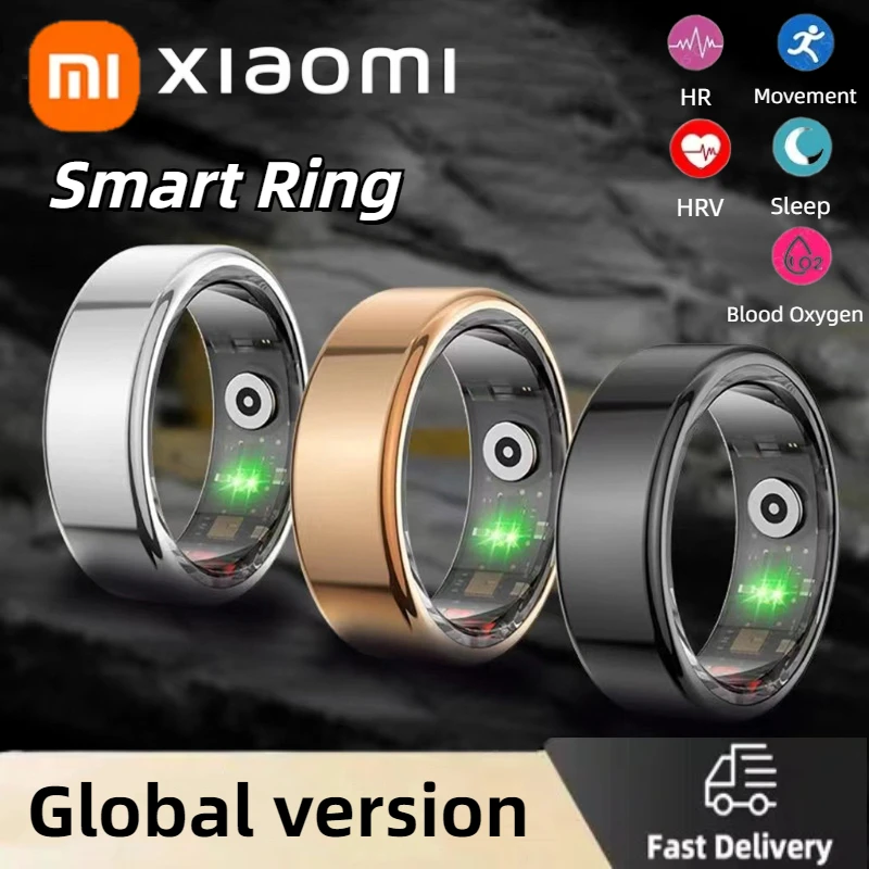 Xiaomi Smart Ring Multifunctional Ring Bluetooth Health Monitoring Sleep Monitoring Heart Rate Waterproof Men Women Smart Ring