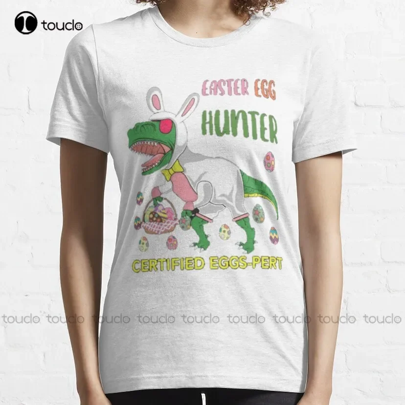 Easter Egg Hunter   Classic T-Shirt Womens Golf Shirt Cotton Outdoor Simple Vintag Casual T-Shirt Digital Printing Tee Shirt New