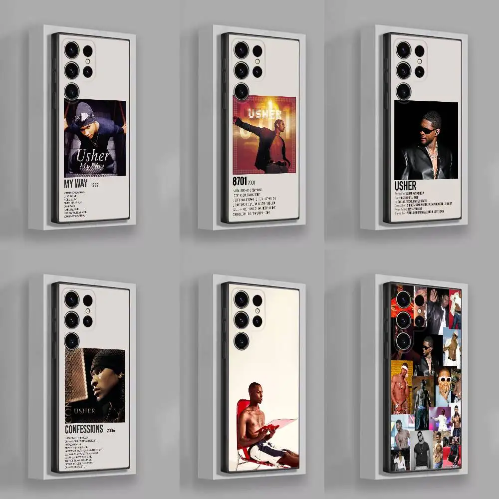 

U-Usher Confessions My Way Phone Case For Samsung S22,S24,S20,S25,S23,S30,S21,Ultra,Plus,5G ,Fe,Lite Black Cover