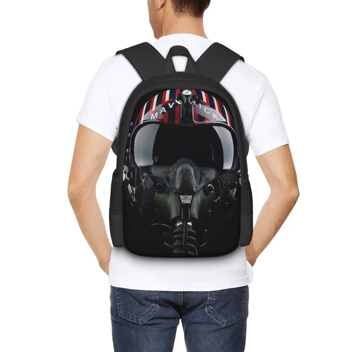 

Рюкзак-школьная сумка в стиле стимпанк для мальчиков и девочек, для походов и путешествий, с принтом пилотского шлема, на каждый день