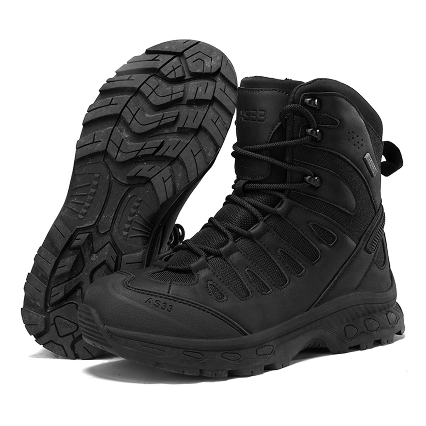 Delta Mid Top Men\'s Breathable Tactical Shoes Hunting Boots Outdoor Hiking Wear-Resistant Desert Training Combat Boots