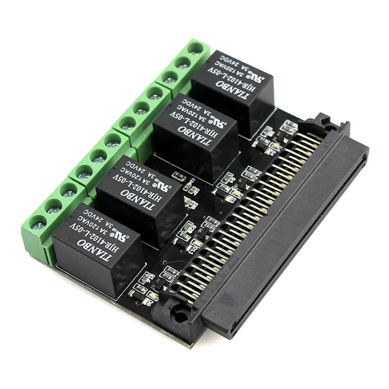 Elecrow Micro: bit Four Channel Module Relay Shield 4-Channel Interface DC 5V Motor Drive Dmimmer Relay Board for BBC Micro: bit