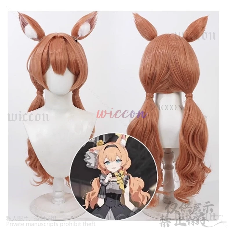 Anime Game Blue Archive Cosplay Iochi Mari Costume Lolita Dress Furry Cos Wigs Earwear For Halloween Christmas Girls Customized