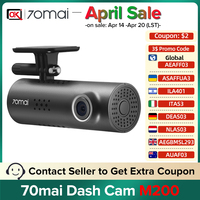 70mai Dash Cam 3 M200 English Voice Control 1080P HDR Night Vision Support 24H Parking Surveillance 70mai M200 Car DVR