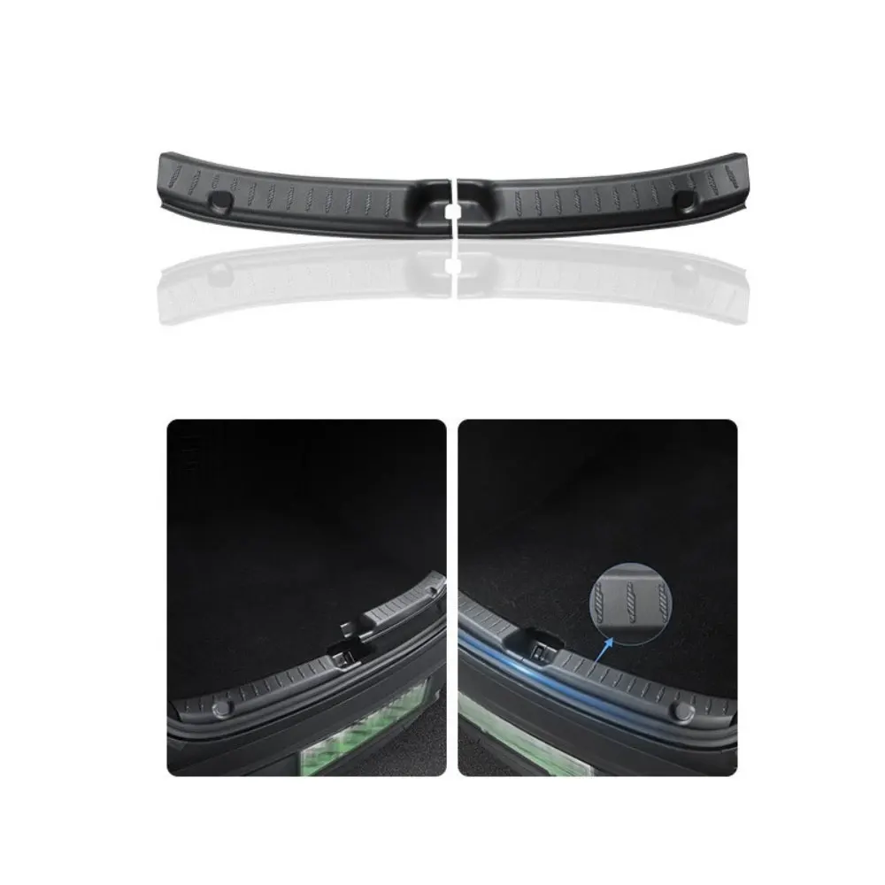 For Tesla Model Y Juniper 2025-2026 Car Rear Trunk Sill Threshold Protector Plate Guard Cargo Loading Wear Resistant Trim Cover