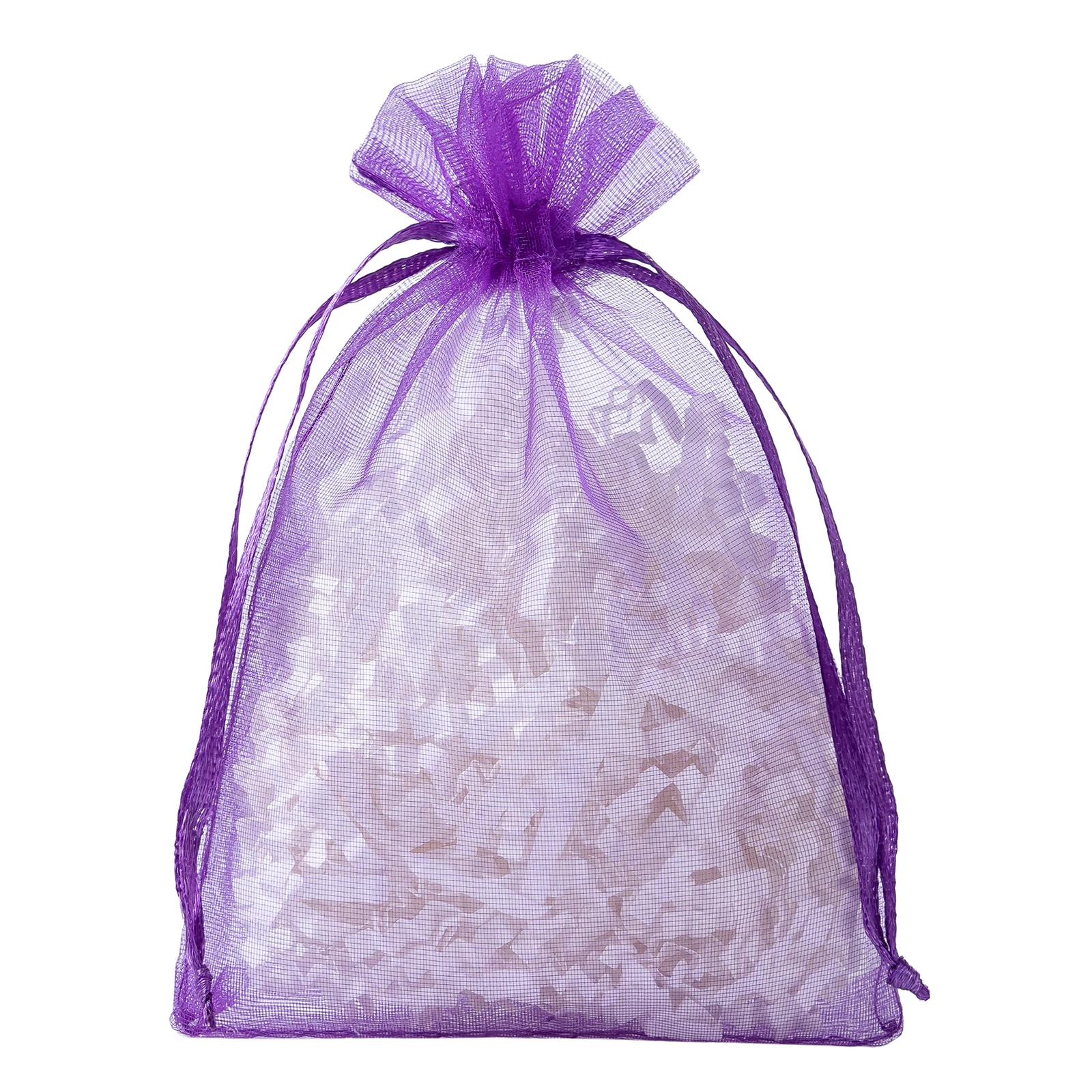 100PCS Premium Quality Sheer Mesh Gift Bags