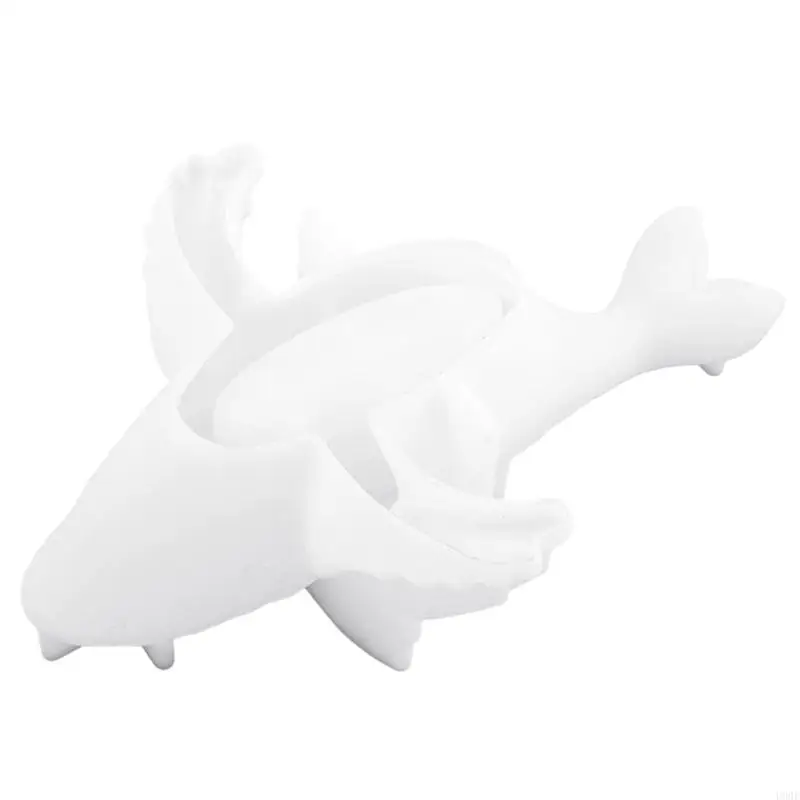 

U90E Practical Sturdy Silicone Whale Craft Supplies Mold for Handmade Plaster Decorations and Unique Gifts Items Daily Use