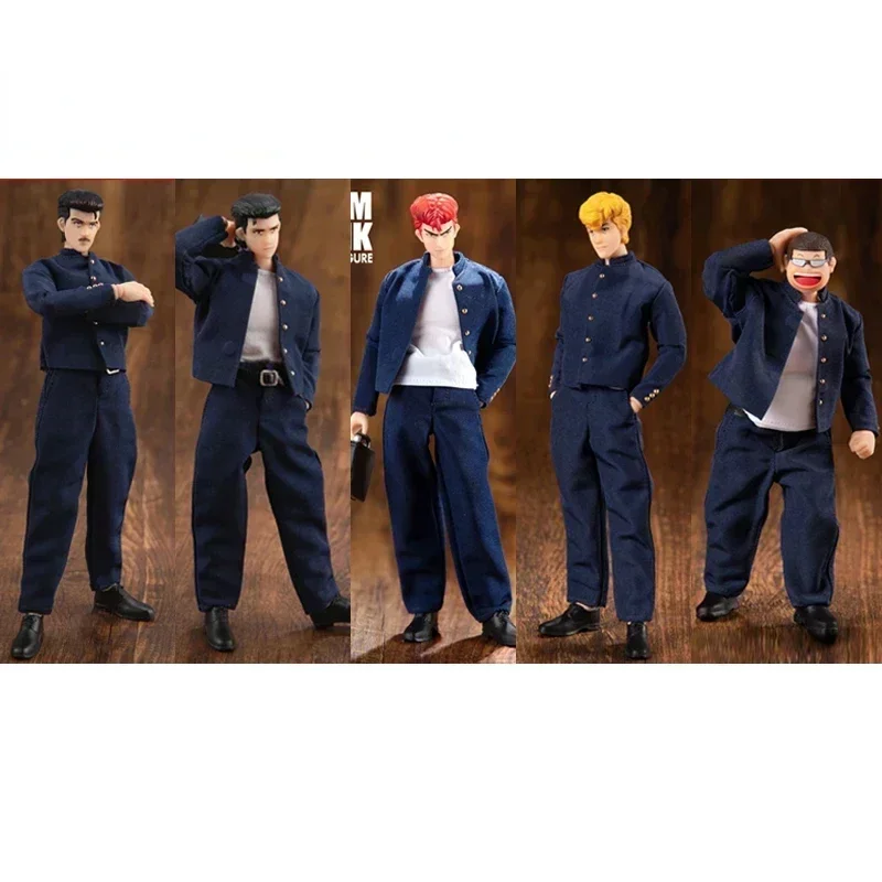 

Фигурка из ПВХ Dasin/Great Toys/GT Slam Dunk Hanamichi Sakuragi's Gang Mito Youhei Sauichiro Omachu Yuji Takamiya 1/12 16 см