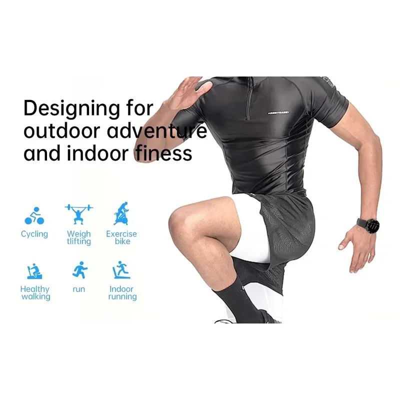 OEM Amoled 1.43'' Smart Watch With Earbuds Wireless BT 2 In 1 Fitness Tracker Heart Rate Sleep X20 Watch Custom Logo view 4