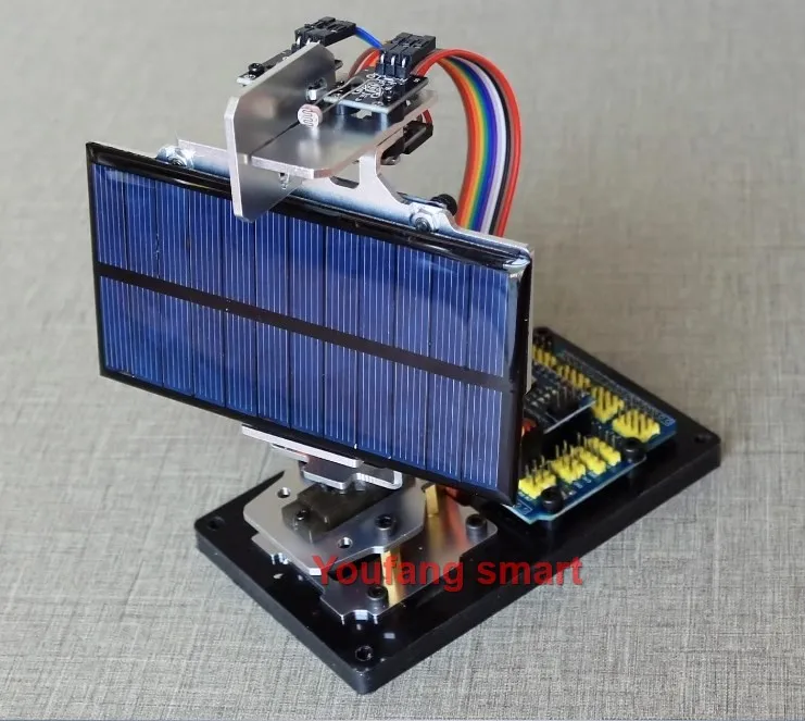 Mg90 Unassembled Digital Multimeter Intelligent Solar Tracking Equipment For Arduino Robot DIY Kit Programming Robot Toys Gifts