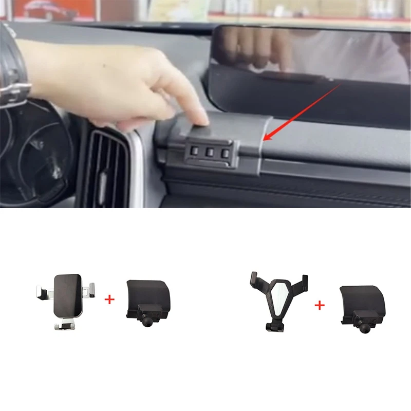 1Set Plastic Material For 23 Mazda CX-50 Special Car Phone Holder Fixed Bracket Stand Mobile Gravity Linkage