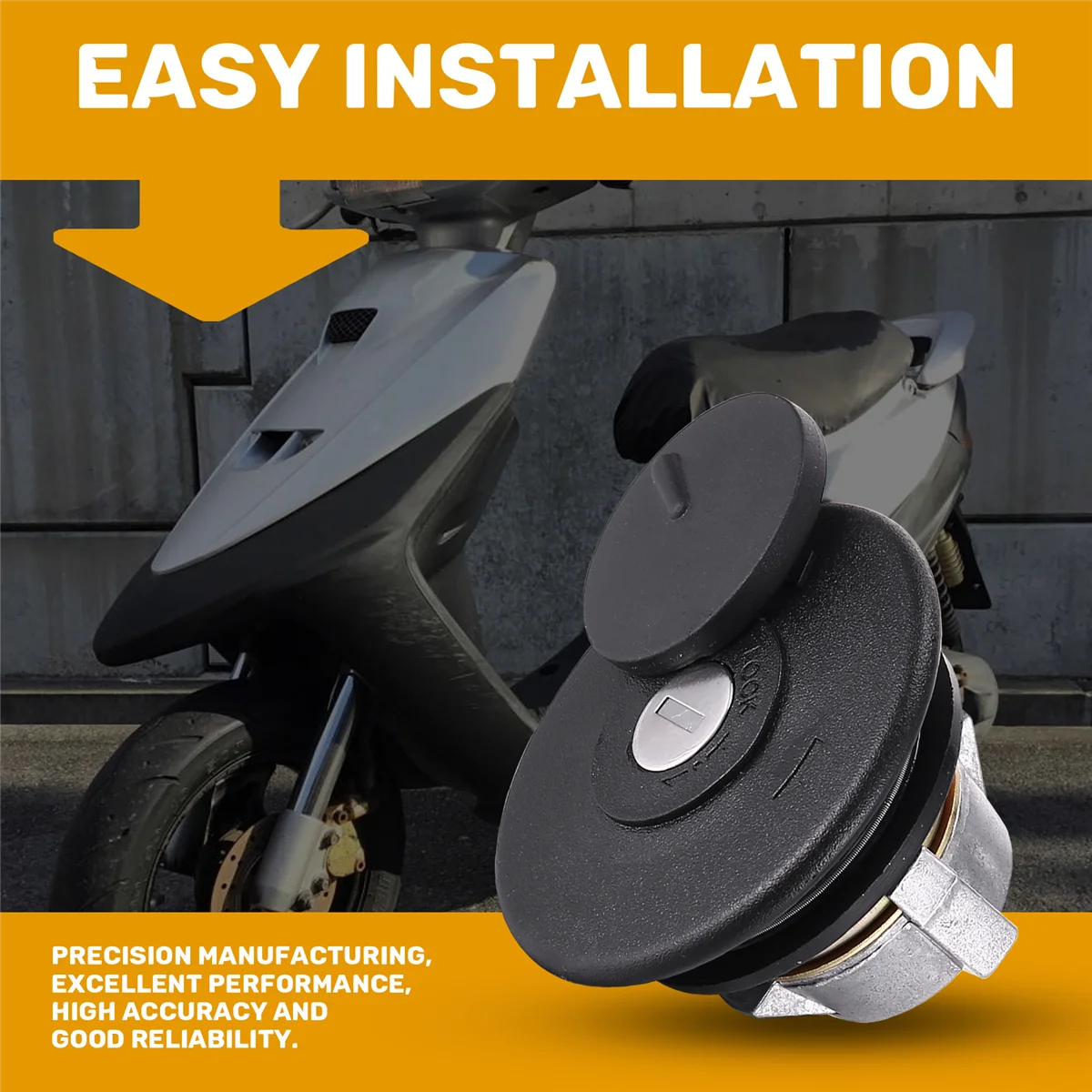 غطاء خزان الوقود قفل دراجة نارية غطاء خزان الوقود غطاء خزان الوقود قفل ل Jog-3Yk Jog50 Jog90 Xh90 Qj50Qt-5